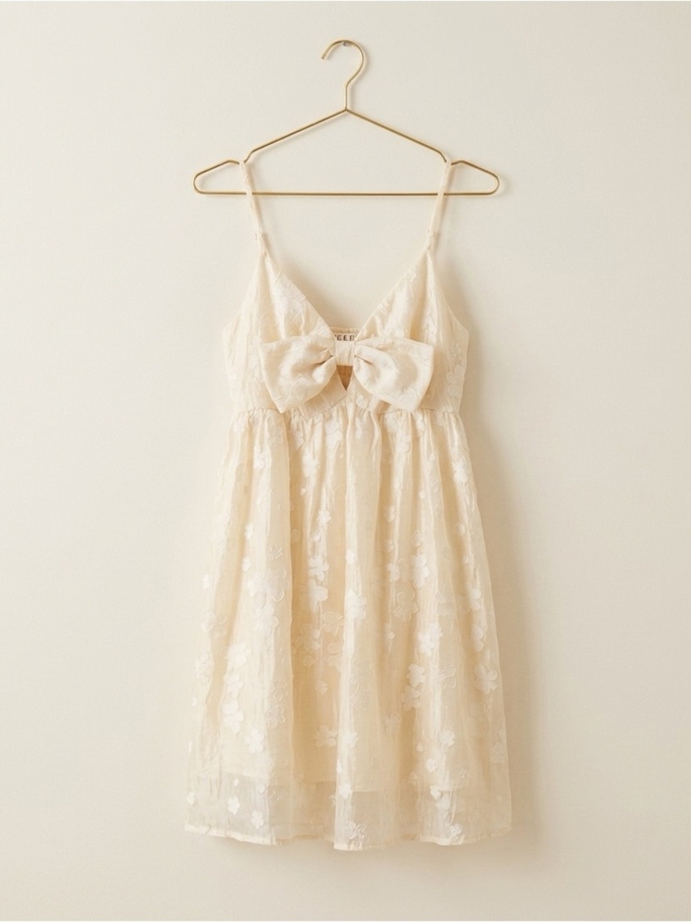 TCEC Cream Floral Lace Dress